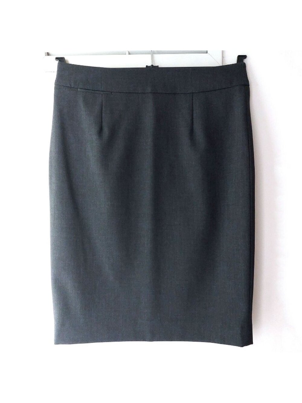 LIKE NEW Calvin Klein Business Formal Gray Grey Suit Skirt Size 4